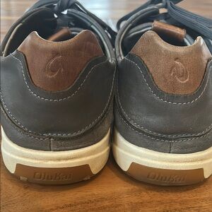 OluKai Brown Boat Shoes with Ergonomic Design